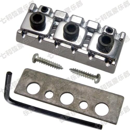 10 Pcs Chrome Adjustable Electric Guitar Locking Nut For Tremolo Bridge 42.5mm guitar accessories parts Musical instrument