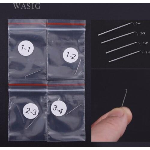 12Pcs Mix 4 Size Ventilating Needles(1-1,1-2,2-3,3-4) Make/Repair/Fix/Weave Front/Full Lace Wigs Toupee Hairpiece