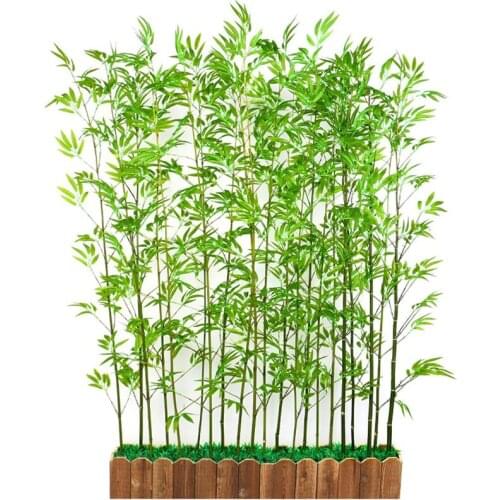 50pcs Simulated Bamboo Leaves Artificial Branches Leaves Plant Wedding Home Decorations Adornment For Office Restaurant