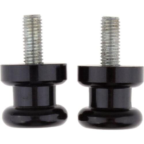 70% HOT SALES!!! 2Pcs Universal M8 Aluminum Alloy Motorcycle Swingarm Spool Paddock Stand Bobbins