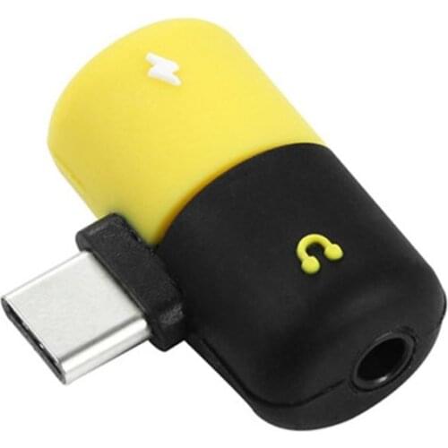 Type C to 3.5mm Headphone Jack Charger Adapter For Xiaomi Mi6 6X 8 Note3 Mix 2 Huawei Mate 10/Pro P20