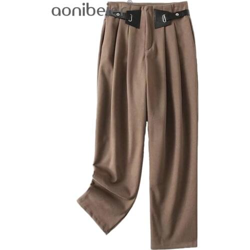 Aonibeier Women's Trousers Harem Pants