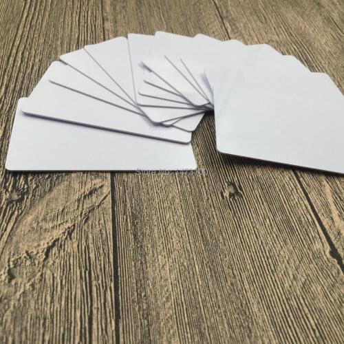 Free shipping 20pcs white business card PVC 13.56MHz MIFARE card original MIFARE Classic 1k inkjet blank card