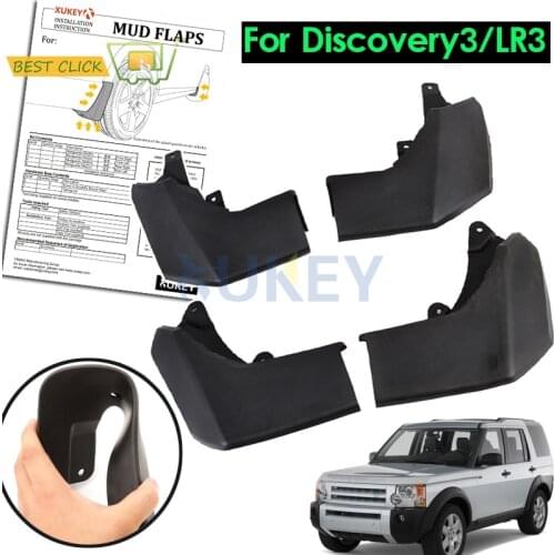 XUKEY FIT FOR LAND ROVER DISCOVERY 3 2004 2005 2006 2007 2008 LR3 MUDFLAPS MUD FLAP SPLASH GUARD MUDGUARDS FENDER ACCESSORIES