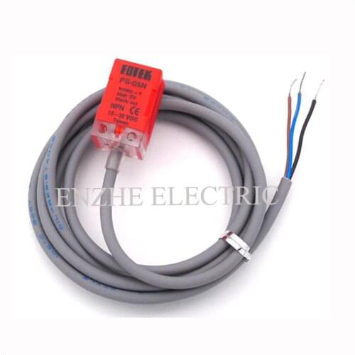 General cormer column approach Switch sensor PS-05N PS-05NB NPN-NO/NC DC Three line Non-screen shield set distance 0-4mm IP67