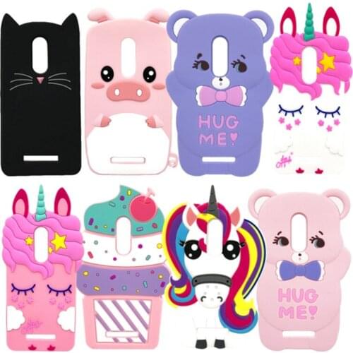 For Xiaomi Redmi Note4 4X Case on for Coque Xiomi Xiaomi Redmi Note 4 X Cover Cute 3D Bear Unicorn Cat Silicon Soft Phone Case