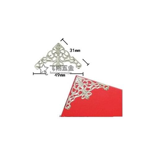 Hardware accessories Three 31mm fillet lace right angle corner box wine box corner angle iron angle notebook