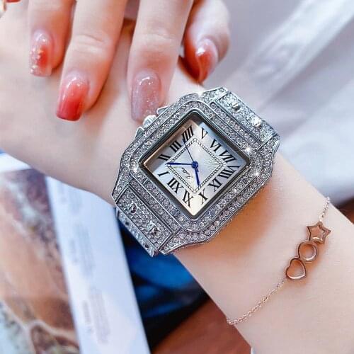 GUOU Womens Silver Watch