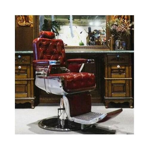 Mens oily hair chair hair salon special barber shop clipping lift can be placed upside down shaving chair