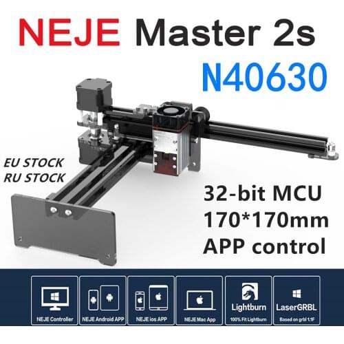 NEJE Laser Master 2 Laser Engraving Cutting Machine With 32-Bit Motherboard 30w 40w 80w Laser Printer CNC Router Laser Engraver