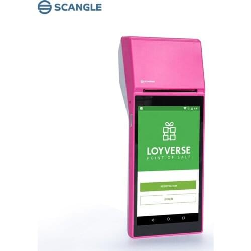 Cheap 3G Portable Android Terminal Mini POS Systems with Receipt Printer for Food Delivery