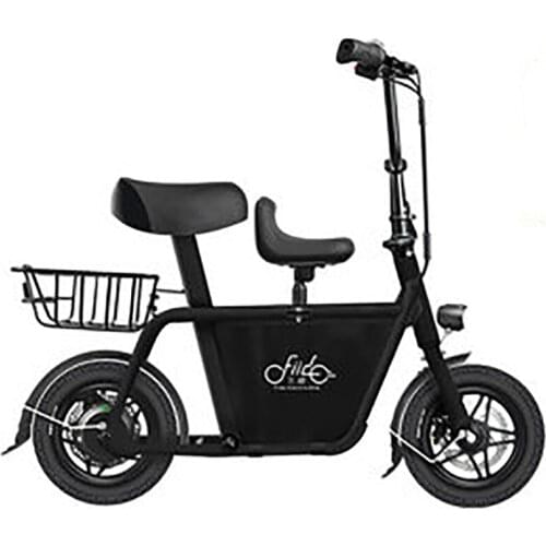 Front and Rear Double Shock Absorption Parent-Child Electric Bicycle Electronic Remote Control Car LED Headlight