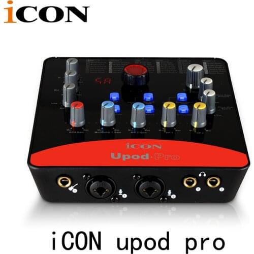 ICON upod pro Professional USB audio interface 2 In, 2-Out USB Recording Interface sound card