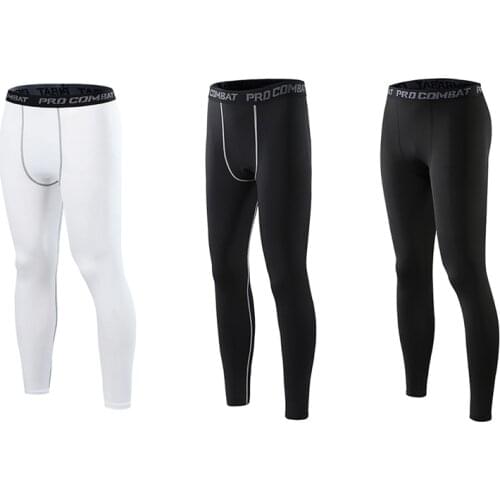 Jogging Pants Men\s sports Pants Anti-sweat Breathable Elastic Quick Drying Sports Running Fitness Training Tights pants cm