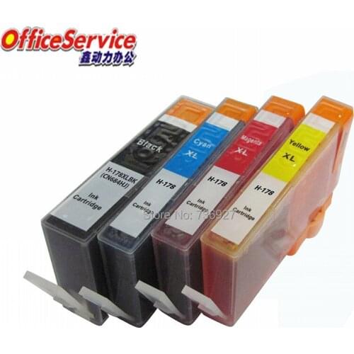 Compatible ink Cartridge For HP178 HP 178, for Photosmart 5512 6520 6521 7510 7515 B109a B109n B110a B209a B210a printer