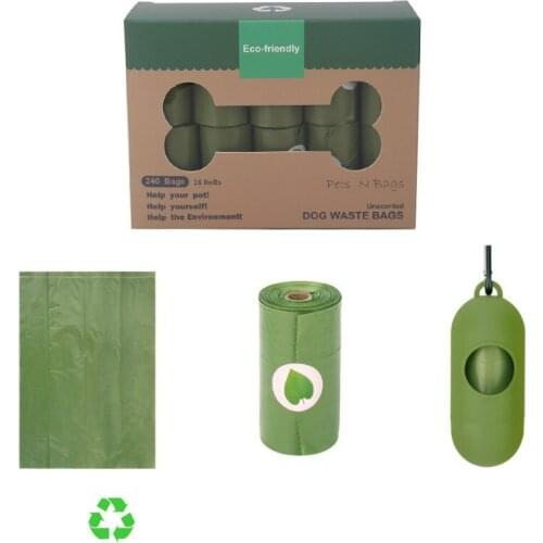 Pet Supplies Pet Garbage Bags Pet Carrier Biodegradable Environmentally Friendly Pet Garbage Bag Dog Picking Up Poop Bags