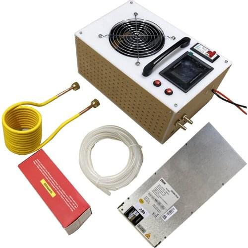 2500W High Frequency Induction Heater Induction Heating Machine Metal Smelting Furnace + power supply