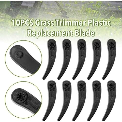 10pcs Grass Trimmer Replacement Plastic Blades For Bosch ART 26-18 Li ART 23-18 Li Polymer Blade Cutting System