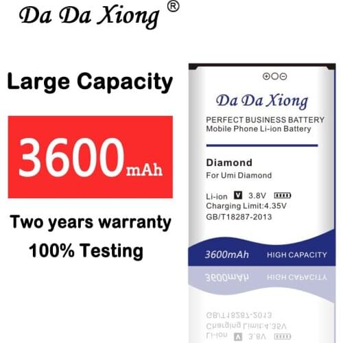 3600mAh For Umi Diamond Battery for For Umi Diamond X Batterie Bateria Accumulator High Quality Replacement mobile phone battery