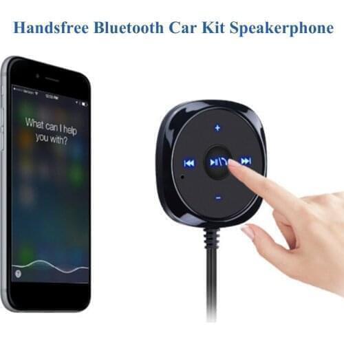 Bluetooth 5.0 Car Kit Wireless Handsfree 3.5mm AUX USB Charger Music Receiver Car Charger for Iphone Android car accessories