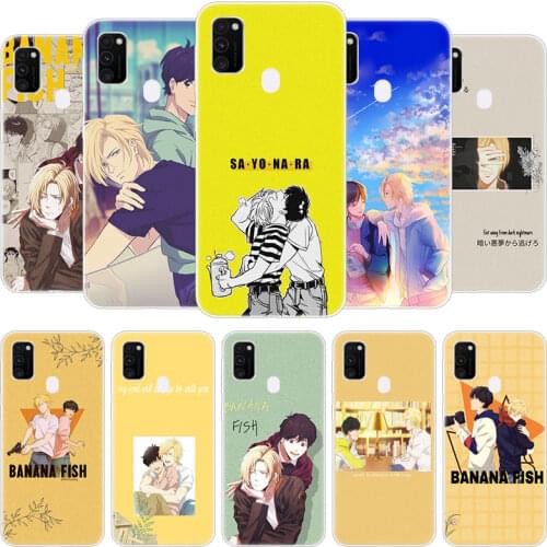 Anime Cartoon Banana Fish Soft Case for Samsung Galaxy F41 M01 Core M02S M12 M21S M30S M31S M42 M51 M62 A6 A7 A8 Plus 2018 Cover