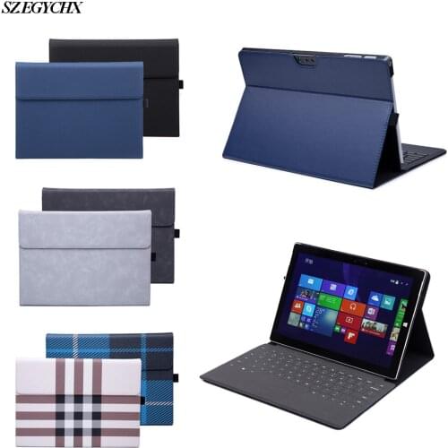 12.3 inch PU Leather case for tablets stand fold holder for Microsoft surface pro 4 5 6 for Surface new pro 7 laptop sleeve
