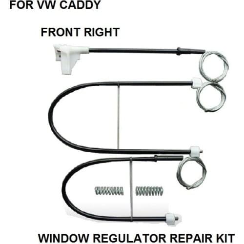 FOR VW CADDY WINDOW REGULATOR REPAIR KIT FRONT RIGHT SIDE NEW FROM 1995 - 2004