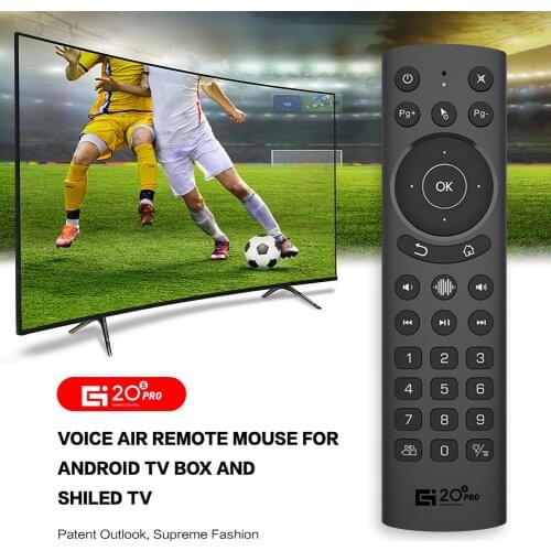 G20S PRO 30 Button Voice Remote for Smart TV Set Top Box 2.4G Wireless Air Mouse Electronic Smart Home Accessories