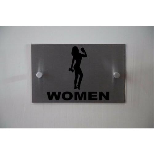 Customized fitness "woman" Joint Room lLogo Aluminum Acrylic Outdoor