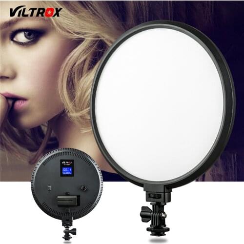 Viltrox VL-500T 25W LED Video Studio Light Lamp Slim Bi-Color Dimmable kit for camera photo shooting YouTube Video show Live
