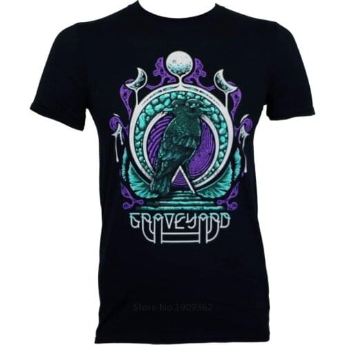 T Shirt Ideas MenS Short Sleeve Graveyard Band Two-Headed Bird O-Neck Fashion 2017 Tees