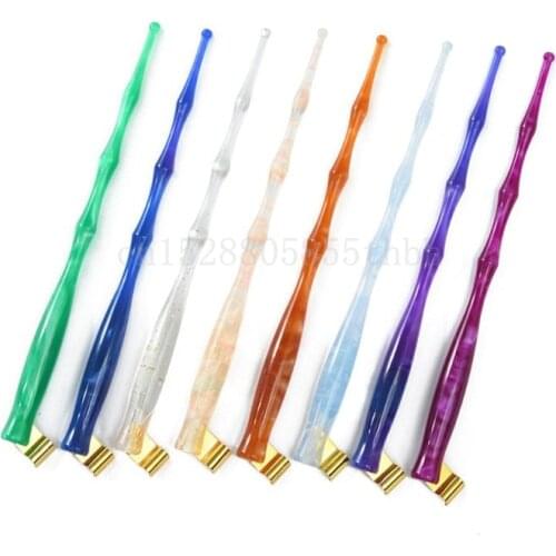 Starry Sky English Oblique Calligraphy Scrip Dip Pen Nib Holder Resin Fountain