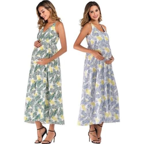 Casual Dresses For Pregnant Women Dresses For Pregnant Maternity Dresses For Pregnant Women Irregular Printing Elegant A058