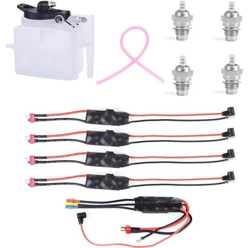 Starter Kit For TOYAN FS-L400 14cc L4 Four-Stroke Engine (Spark Plug + Oil Pipe + ESC + Oil Tank +Voltage Regulator Module )