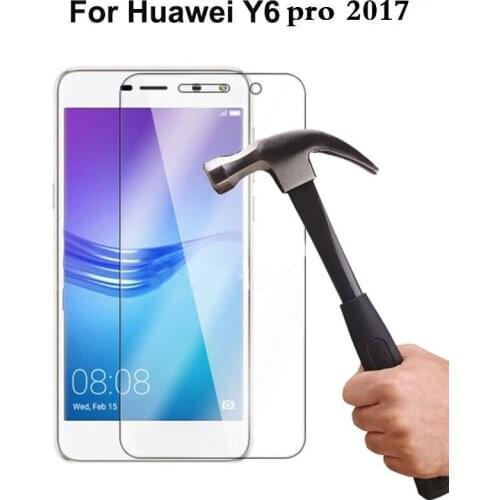 Tempered Glass Huawei Y6 pro 2017 Screen Protector Huawei Y 6 pro 2017 Screen Protector Protective Glass Film pelicula de vidro