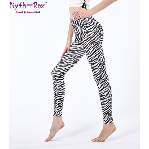 Spring Yoga Pants Women Stripes Leggings Sport Woman Training Capris Female Elastic Fitness Tights Running Trousers Gym Leggings