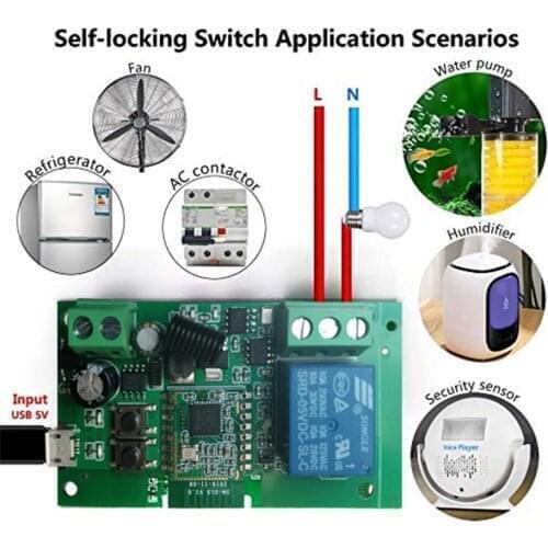 ZigBee Relay Module Smart Light Remote Control Switch Work with eWelink Alexa Google Home Sonoff/Tuya Smart Hub Gateway Bridge