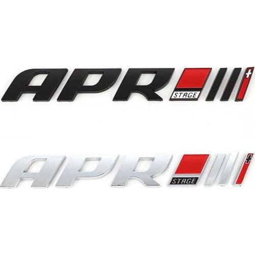 3D APR Logo Car Stickers Auto Badge Emblem Decal for APR Stage Logo Audi A4L Q5 S5 Volkswagen Golf R6 7 Scirocco R20 GTI Styling