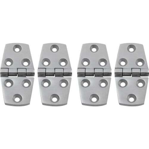 Marine 4 Pieces Stainless Steel Strap Hinge Door Hinge For Marine Boat Yacht 76 X 38 Mm Rafting Boating Accessories,Boat Marine