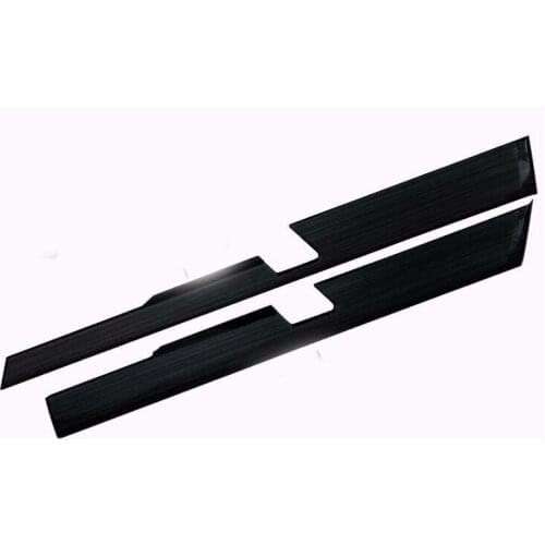 6x Stainless Inner Door Dota Anti-Kick protector Cover Trim For Toyota Prado FJ150 10-2016 black