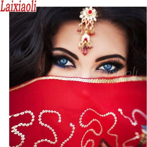 Veil beauty Diamond Painting Diamond Embroidery Muslim girl full Drill Rhinestone Mosaic Picture by numbers hobby photo custom