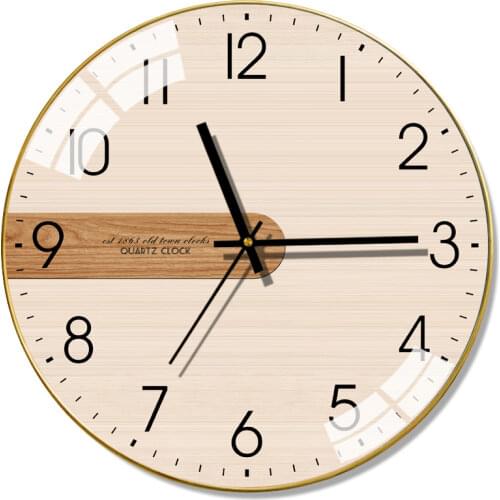 Large Glass Wall Clock Modern Design Kitchen Clock Living Room Creative Nordic Silent Bedroom Clocks Wall Home Decor Klok FZ737