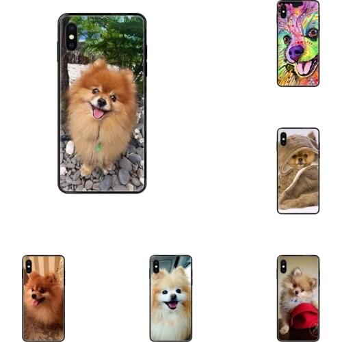 For Huawei Honor 20 20I 20S 10 10I 6A 7A 7X 8C 8X 9 9A 9I 9X Lite Pro Pomeranian Puppy Dog 11 Luxury Quality Black Soft TPU