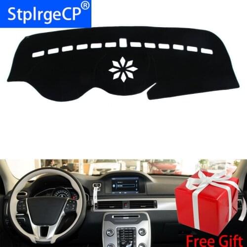 For volvo S80L 2012 2013 2014 2015 dashboard mat Protective pad Shade Cushion Pad interior sticker car styling accessories