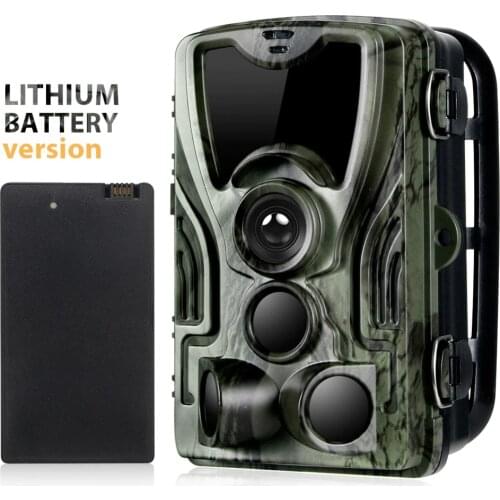 Trail Hunting Camera With 5000Mah Lithium Battery 16MP HC801ALI 1080P Night Version Photo Traps Wild Surveillance