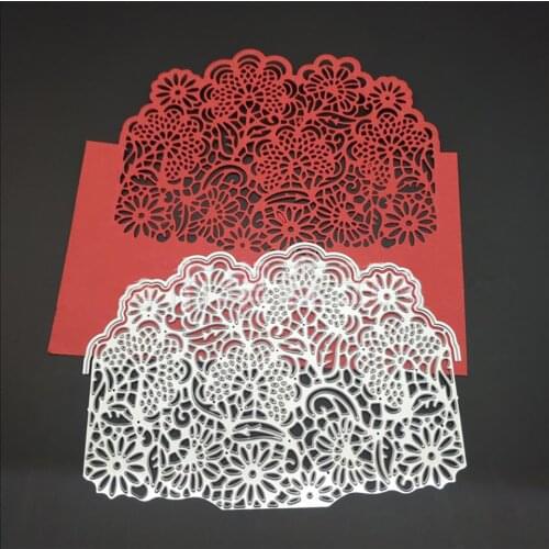 Hot Foil Mold Metal Cutting Dies Templated Carbon Steel Scrapbooking Frame Christmas Lace 2019 Stencil Alinacraft Background
