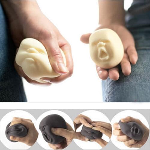ZK20 fidget toys popit Vent squishy Human Face Ball Toys Scented Funny Face Anti-Stress Squze Toy Pinch Tricky Toy Adult Relief