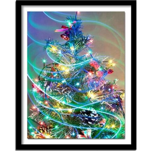 Diamond Painting Colorful Tree Pattern Diamond Full Square Resin Home Decoration Children Gift Handmade Arts