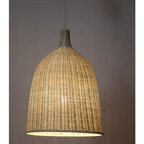 Southeast Asia Handmade Rattan Chandelier Restaurant Bar Bedroom Art Study Kitchen Chandelier