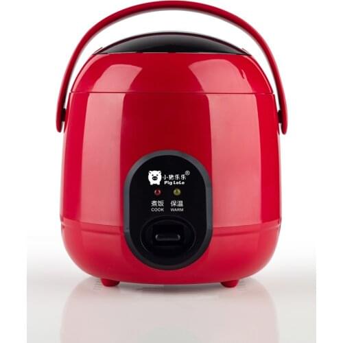 Mini Electric Rice Cooker Stainless Steel 1.2liters Steamer Portable Meal Thermal Heating Lunch Box Food Container Warmer
